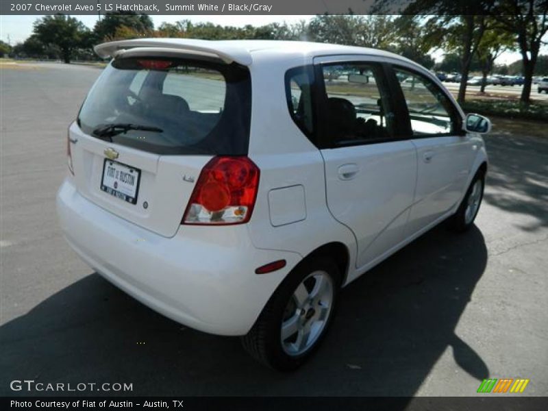 Summit White / Black/Gray 2007 Chevrolet Aveo 5 LS Hatchback