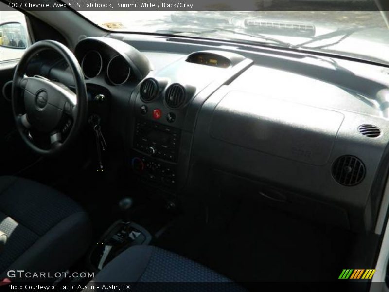 Summit White / Black/Gray 2007 Chevrolet Aveo 5 LS Hatchback