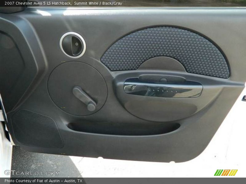Summit White / Black/Gray 2007 Chevrolet Aveo 5 LS Hatchback