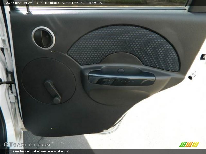 Summit White / Black/Gray 2007 Chevrolet Aveo 5 LS Hatchback