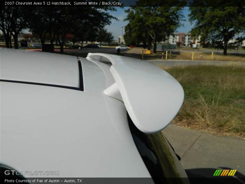 Summit White / Black/Gray 2007 Chevrolet Aveo 5 LS Hatchback