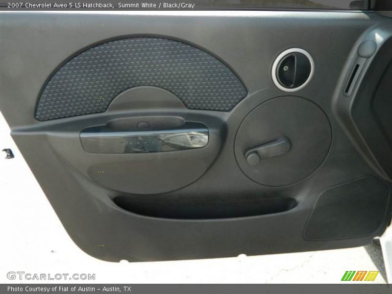 Summit White / Black/Gray 2007 Chevrolet Aveo 5 LS Hatchback