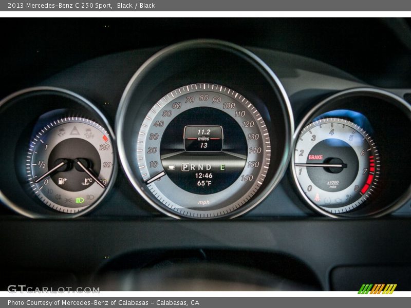 Black / Black 2013 Mercedes-Benz C 250 Sport