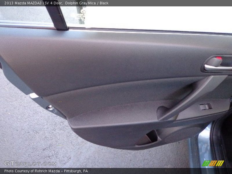Dolphin Gray Mica / Black 2013 Mazda MAZDA3 i SV 4 Door