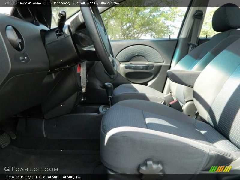 Summit White / Black/Gray 2007 Chevrolet Aveo 5 LS Hatchback