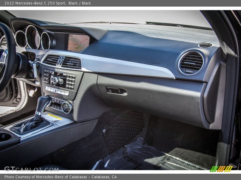 Black / Black 2013 Mercedes-Benz C 250 Sport