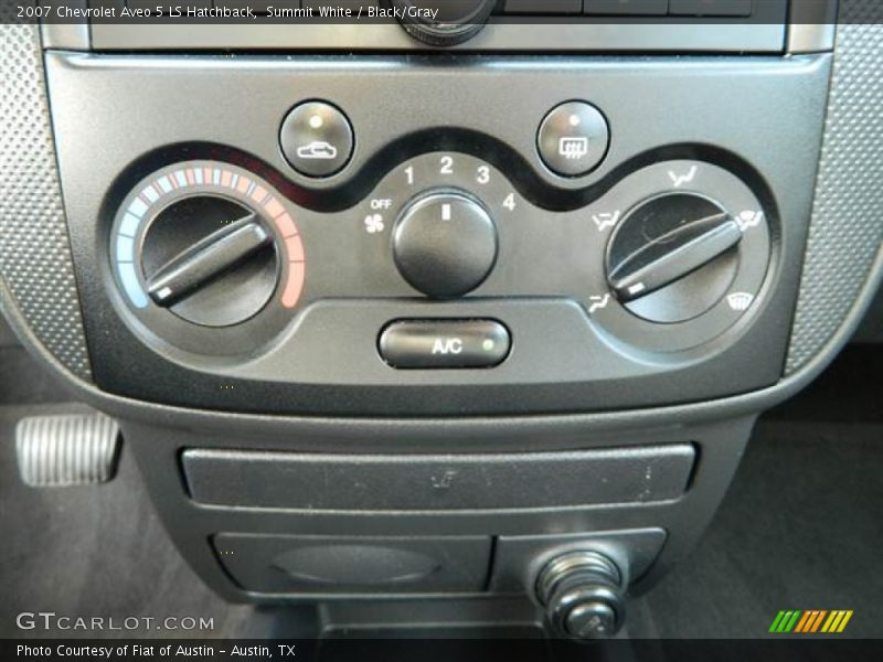 Summit White / Black/Gray 2007 Chevrolet Aveo 5 LS Hatchback