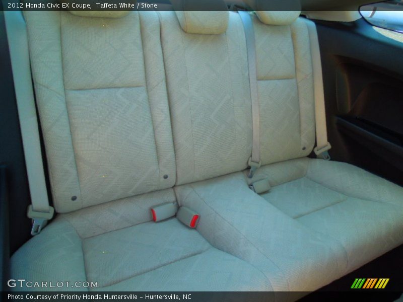 Taffeta White / Stone 2012 Honda Civic EX Coupe