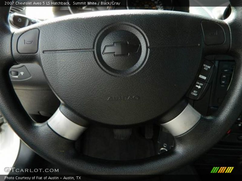 Summit White / Black/Gray 2007 Chevrolet Aveo 5 LS Hatchback