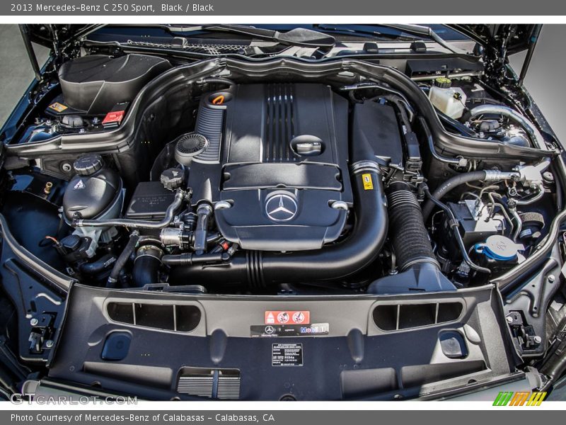 Black / Black 2013 Mercedes-Benz C 250 Sport