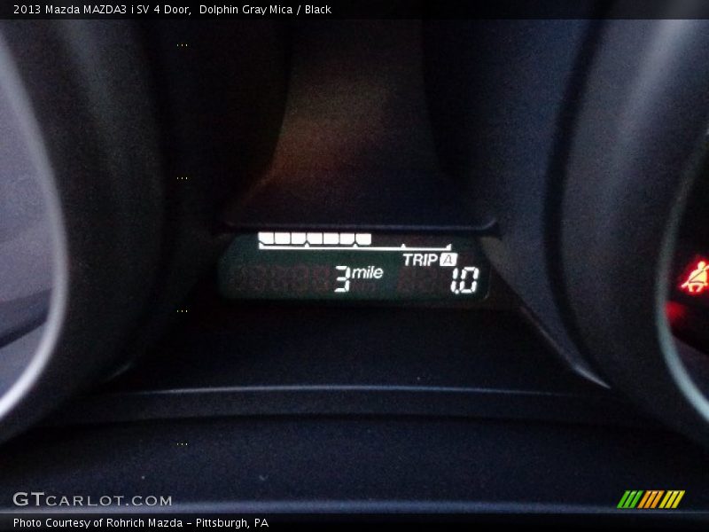 Dolphin Gray Mica / Black 2013 Mazda MAZDA3 i SV 4 Door