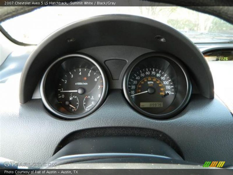 Summit White / Black/Gray 2007 Chevrolet Aveo 5 LS Hatchback