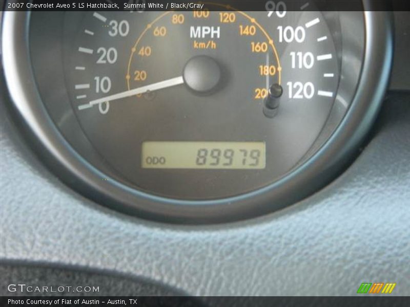 Summit White / Black/Gray 2007 Chevrolet Aveo 5 LS Hatchback
