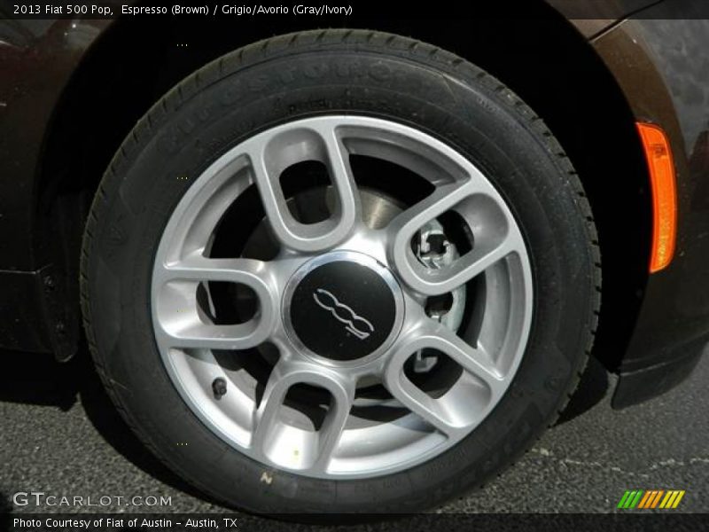 Espresso (Brown) / Grigio/Avorio (Gray/Ivory) 2013 Fiat 500 Pop