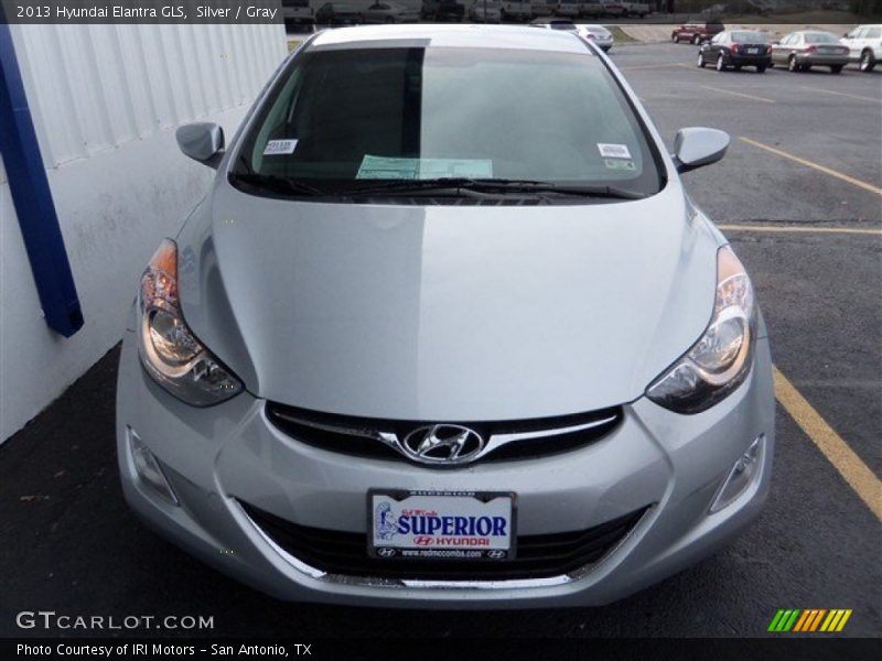 Silver / Gray 2013 Hyundai Elantra GLS