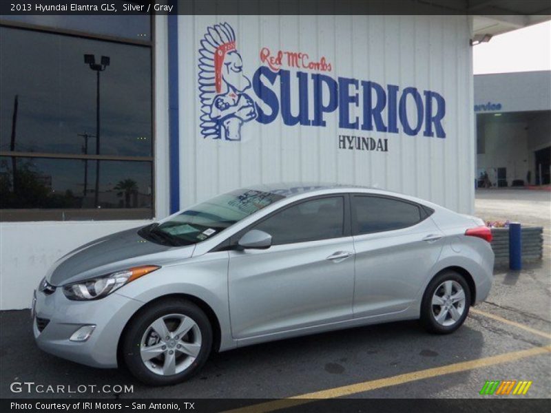 Silver / Gray 2013 Hyundai Elantra GLS