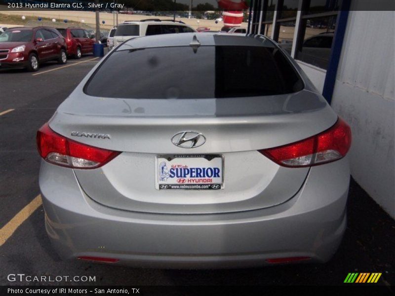 Silver / Gray 2013 Hyundai Elantra GLS