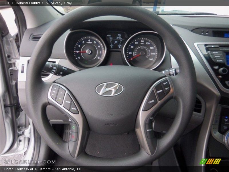 Silver / Gray 2013 Hyundai Elantra GLS