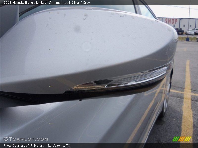 Shimmering Air Silver / Gray 2013 Hyundai Elantra Limited