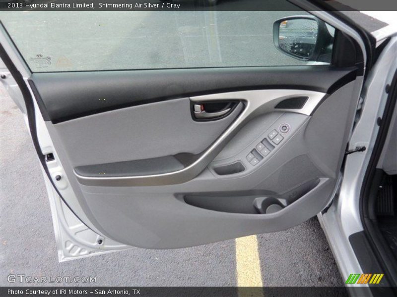 Shimmering Air Silver / Gray 2013 Hyundai Elantra Limited