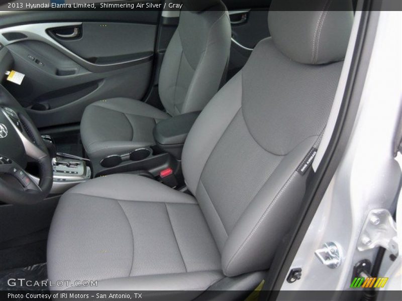 Shimmering Air Silver / Gray 2013 Hyundai Elantra Limited