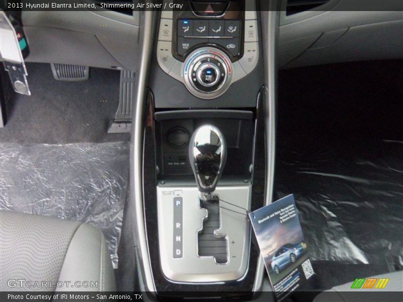 Shimmering Air Silver / Gray 2013 Hyundai Elantra Limited