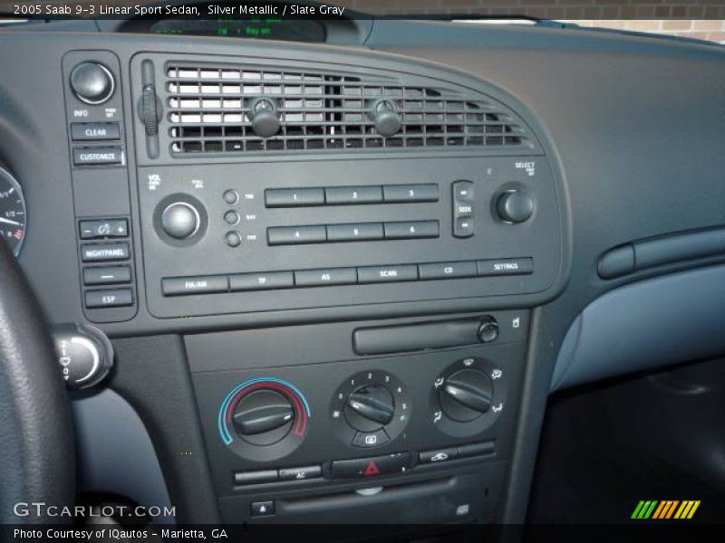 Silver Metallic / Slate Gray 2005 Saab 9-3 Linear Sport Sedan