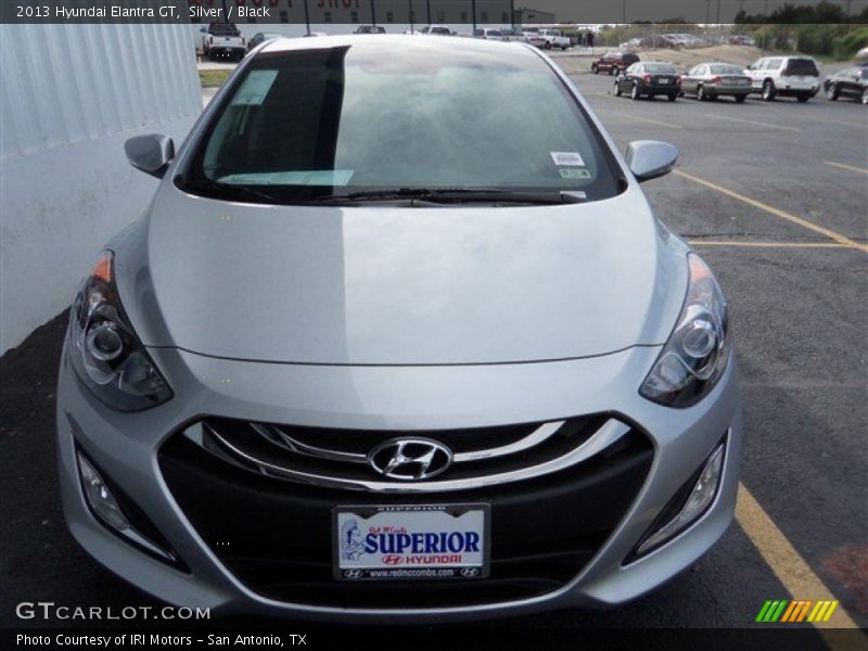 Silver / Black 2013 Hyundai Elantra GT