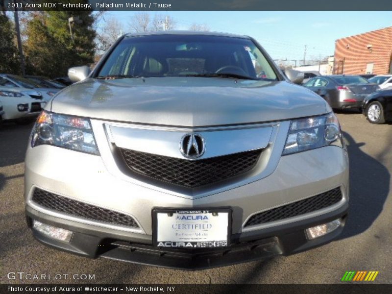 Palladium Metallic / Taupe 2011 Acura MDX Technology