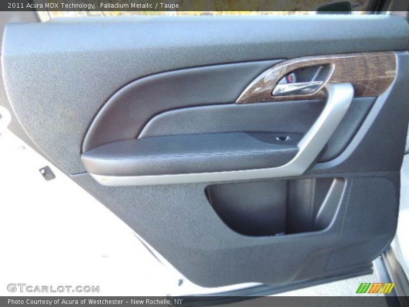 Palladium Metallic / Taupe 2011 Acura MDX Technology