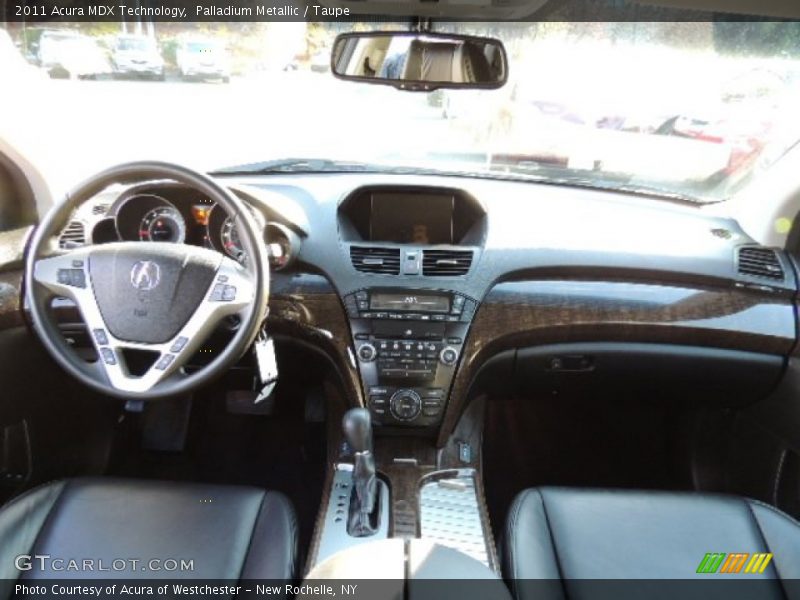 Palladium Metallic / Taupe 2011 Acura MDX Technology