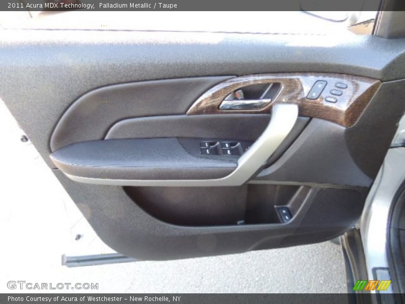 Palladium Metallic / Taupe 2011 Acura MDX Technology