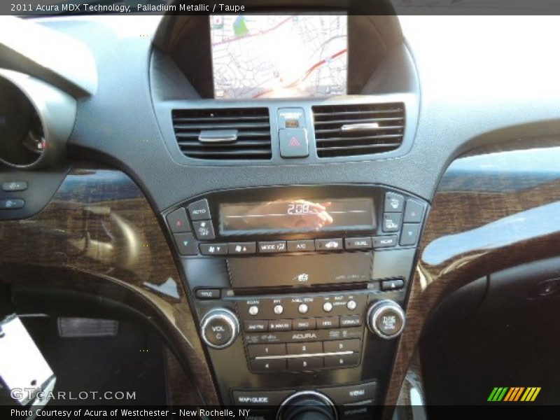 Palladium Metallic / Taupe 2011 Acura MDX Technology