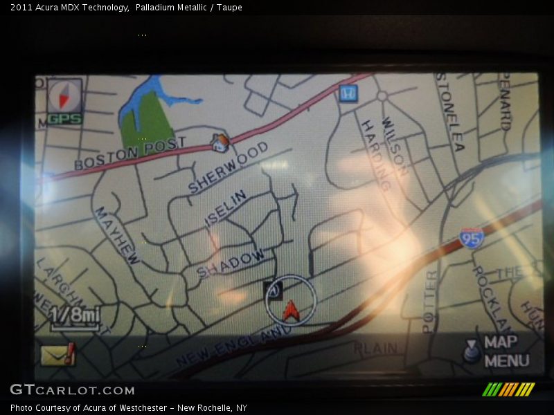 Palladium Metallic / Taupe 2011 Acura MDX Technology