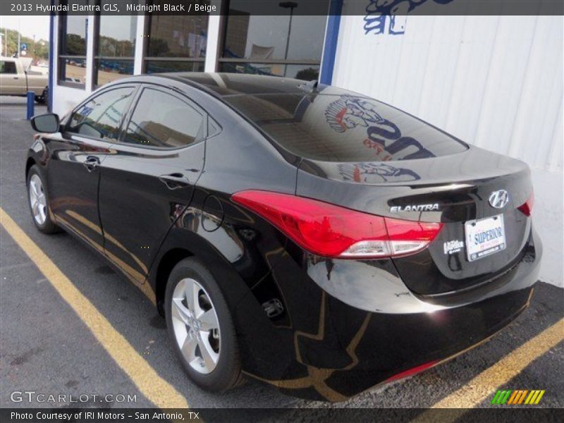 Midnight Black / Beige 2013 Hyundai Elantra GLS