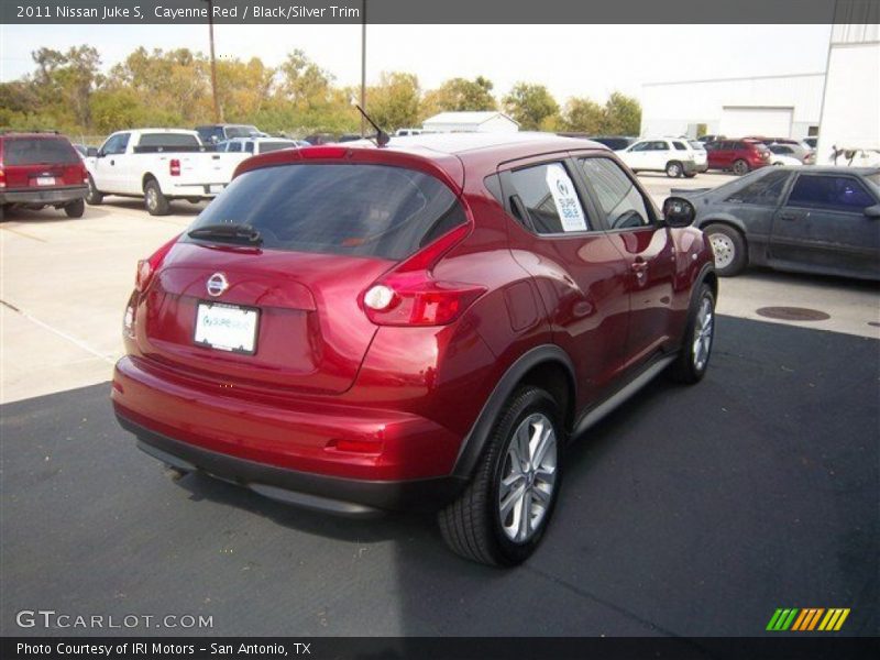 Cayenne Red / Black/Silver Trim 2011 Nissan Juke S