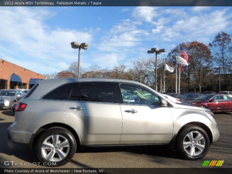 Palladium Metallic / Taupe 2011 Acura MDX Technology