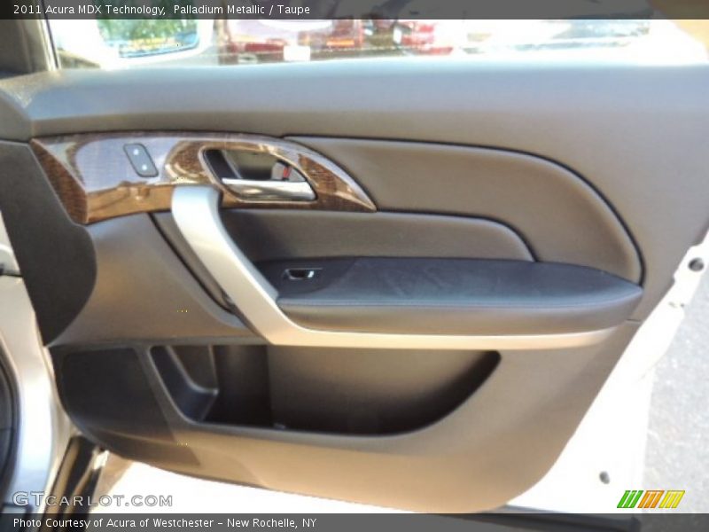 Palladium Metallic / Taupe 2011 Acura MDX Technology