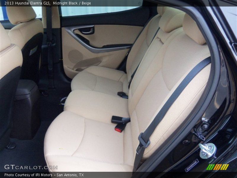 Midnight Black / Beige 2013 Hyundai Elantra GLS