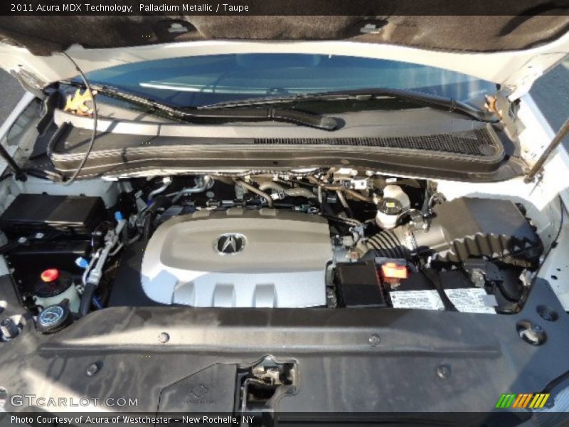 Palladium Metallic / Taupe 2011 Acura MDX Technology