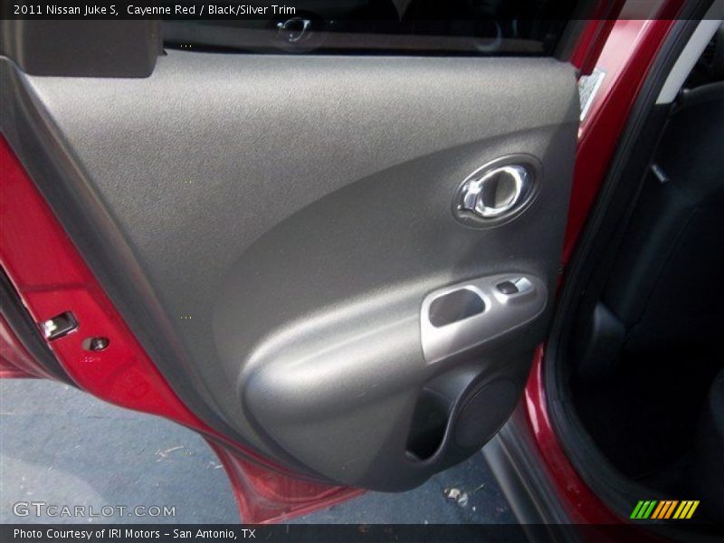 Cayenne Red / Black/Silver Trim 2011 Nissan Juke S