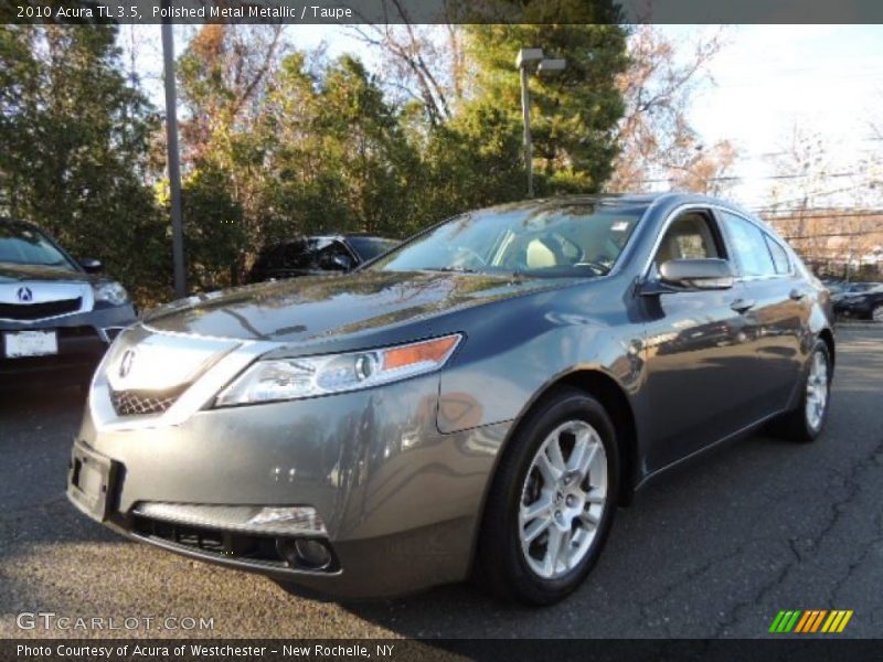 Polished Metal Metallic / Taupe 2010 Acura TL 3.5