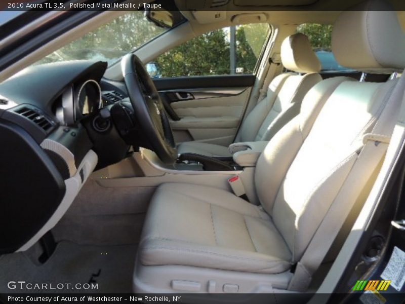 Polished Metal Metallic / Taupe 2010 Acura TL 3.5