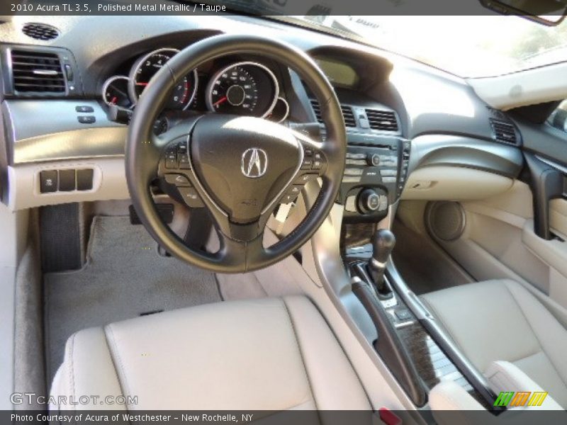 Polished Metal Metallic / Taupe 2010 Acura TL 3.5