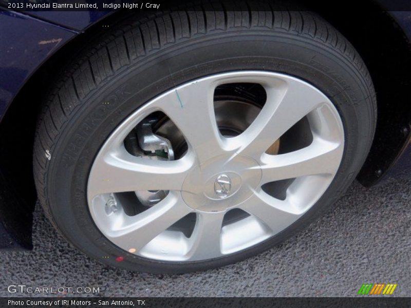 Indigo Night / Gray 2013 Hyundai Elantra Limited