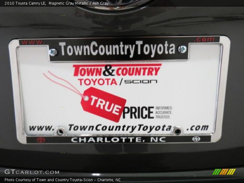 Magnetic Gray Metallic / Ash Gray 2010 Toyota Camry LE