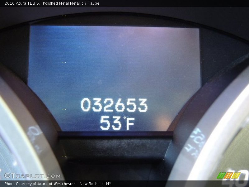 Polished Metal Metallic / Taupe 2010 Acura TL 3.5