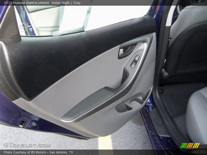 Indigo Night / Gray 2013 Hyundai Elantra Limited