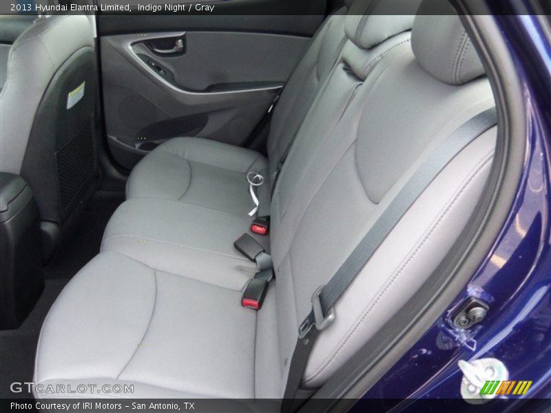Indigo Night / Gray 2013 Hyundai Elantra Limited