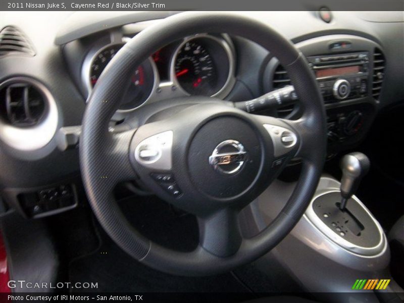Cayenne Red / Black/Silver Trim 2011 Nissan Juke S